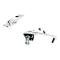 AMD Exterior Door Handles, Inward and Outward, Chrome, Pair, 68-70 Dodge Plymouth B-Body T-MP5231