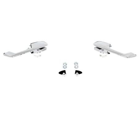 AMD Exterior Door Handles, Inward and Outward, Chrome, Pair, 68-70 Dodge Plymouth B-Body T-MP5231