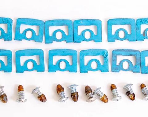 AMD Windshield Molding Clips & Screw Set, 70 Dodge Plymouth E-Body X385-1570-1S