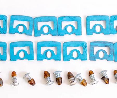 AMD Windshield Molding Clips & Screw Set, 70 Dodge Plymouth E-Body X385-1570-1S