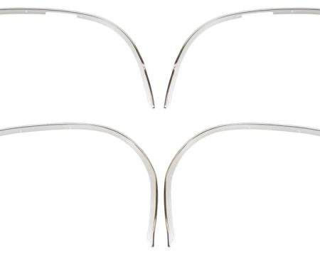 AMD Wheel Opening Molding Set, 4pcs, 68-70 Dodge Coronet and Super Bee F-CRWM