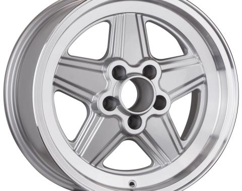 Maxilite 17x9 Mercedes Penta Style Wheel Silver / DC lip 5x112mm bp 334007