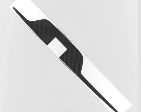 Detroit Muscle Technologies Mopar Console Overlay B E Body 70-74 AUTO - CARBON ELB7074OL10-CARBON