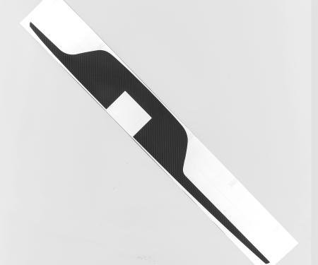 Detroit Muscle Technologies Mopar Console Overlay B E Body 70-74 AUTO - CARBON ELB7074OL10-CARBON