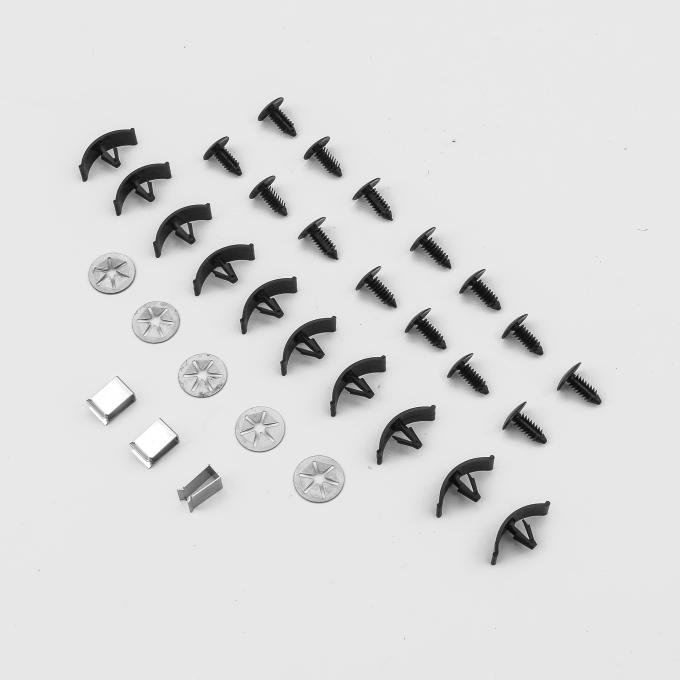 Detroit Muscle Technologies Dodge Truck Ram 81-93 D & W Series Frame Rail Splash Shield 32pc Clip Set TRK8193SS99
