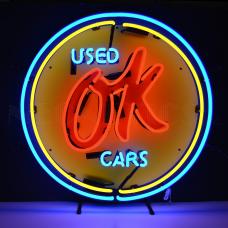 Neonetics Standard Size Neon Signs, Chevy Vintage Ok Used Cars Neon Sign