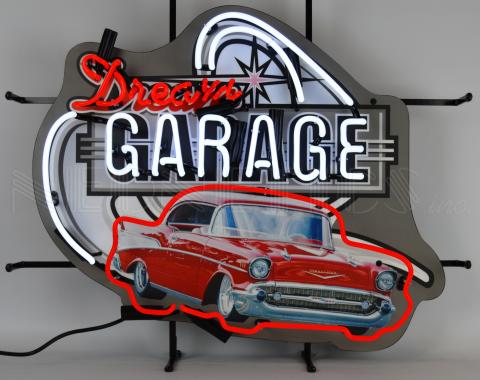 Neonetics Standard Size Neon Signs, Dream Garage 57 Chevy Neon Sign
