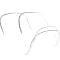 AMD Wheel Opening Moldings, 4 Piece Set, 71-72 Plymouth B-Body K-MN1484