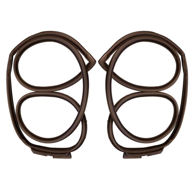 Metro Moulded Parts 1966-1967 Dodge / Plymouth Front Door Seals. Fits '66-'67 Mopar B-Body 4-Door Sedan LM 23-N