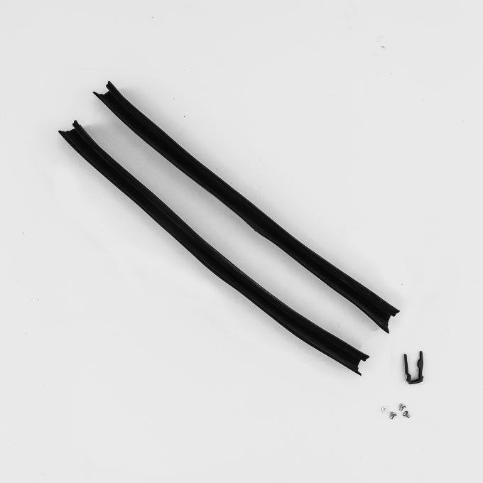 Detroit Muscle Technologies Mopar B Body 68-70 2D CONVERTIBLE Door Glass Rear Lower Lock Side Run Channel Flocked Rubber Guide BXX6870WS70-AS990032