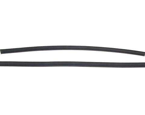 AMD Quarter Window Seals, Pair, 67-69 Barracuda 68-70 B-Body 2dr Hardtop J-CH2022