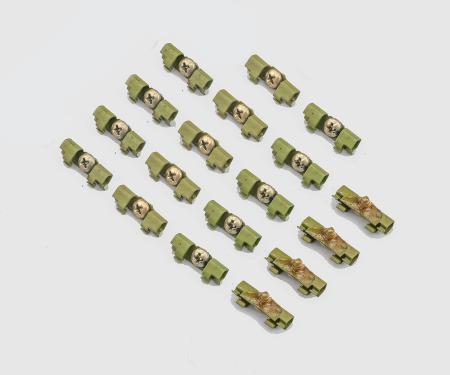 Detroit Muscle Technologies Mopar B Body 62-63 Belvedere Fury Savoy Polara Windshield Reveal Trim Clip Set BXX6263TC01-C8012