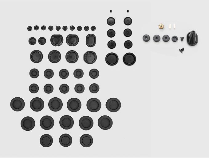 Detroit Muscle Technologies Mopar B Body 70 Charger Coronet Roadrunner SUPER Body Plug & Misc Set BXX7070BP01-BPK13S