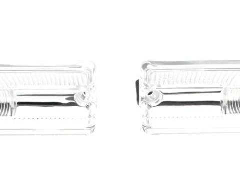 AMD Park Lamp Lenses and Gaskets, Clear, LH/RH Pair, 69 Dart X135-2069-P