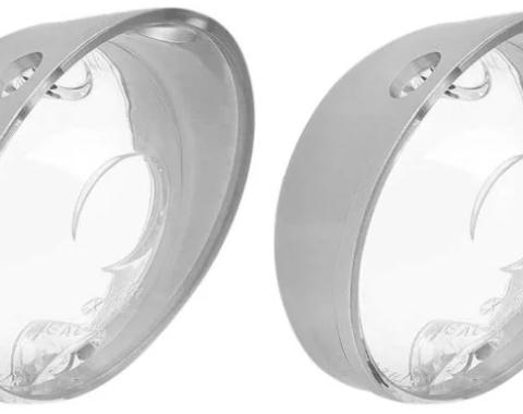 AMD Back-up Lamp Lenses, LH/RH Pair, 70 Plymouth B-Body K-MB274