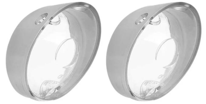 AMD Back-up Lamp Lenses, LH/RH Pair, 70 Plymouth B-Body K-MB274