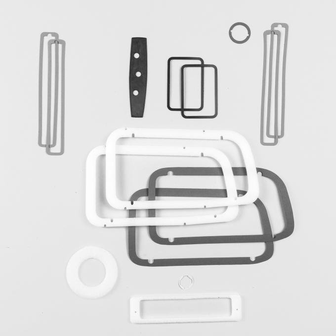 Detroit Muscle Technologies Mopar E Body 1971 71 Barracuda Paint Exterior Gasket Set BASIC EBA7171BK01