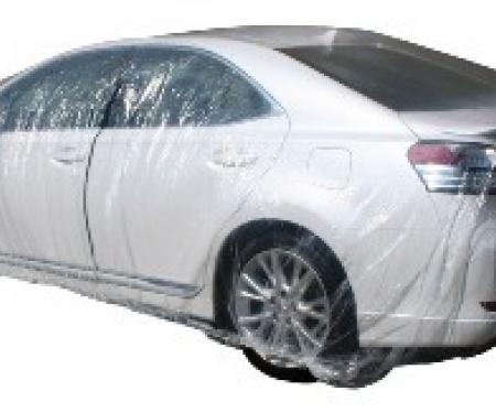 Car Cover, Disposable Clear, Small, Case of 20