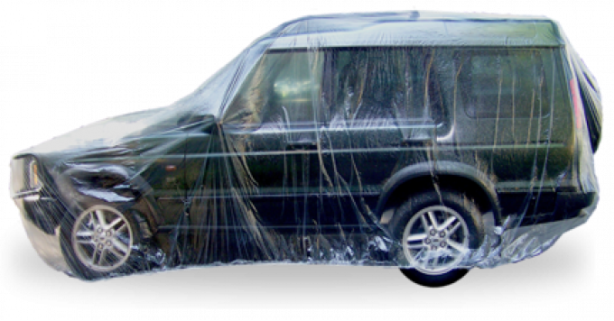 Car Cover, Disposable Clear, Large