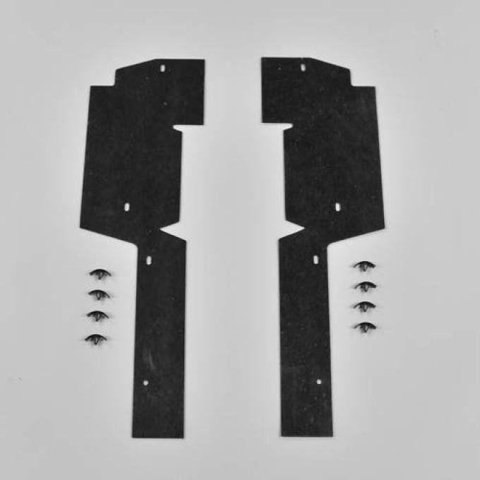 Detroit Muscle Technologies Mopar B Body 73-74 Charger Satellite Radiator Side Splash Shield Set BXX7374SS30