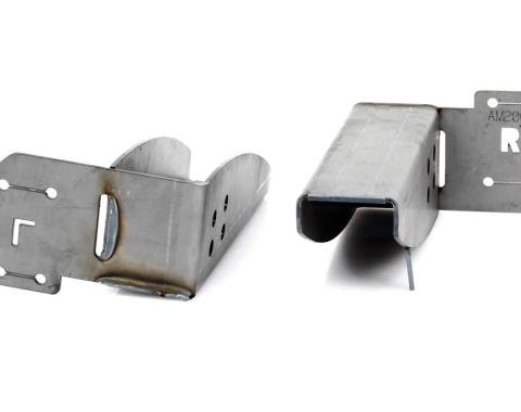 AMD Front Spring Relocation Buckets, LH/RH Pair, 70-74 Dodge Plymouth E-Body X865-1570-2S