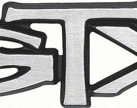 AMD Trunk Lid Emblem, "GTX" (Adhesive-Backed Style), 1972-74 GTX K-3680160