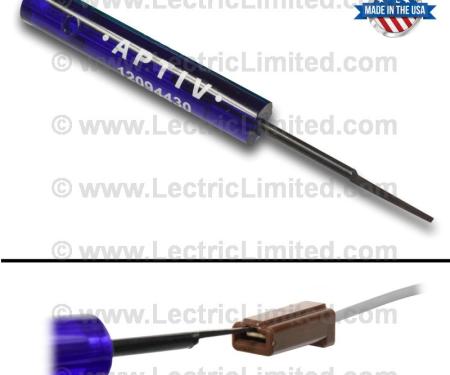 Lectric Limited 1935-2012 American Motors / Chrysler / DeSoto / Dodge / Plymouth / Ford / Mercury / Buick / Cadillac / Chevrolet / GMC / Oldsmobile / Pontiac / Jeep / Studebaker Terminal Removal Tool 12094430