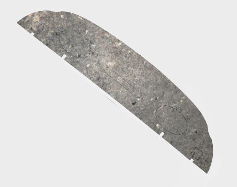 Detroit Muscle Technologies Mopar E Body 70-74 Barracuda Package Tray Shoddy Insulation ECU7074PT90