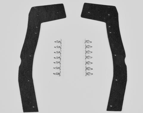 Detroit Muscle Technologies Mopar A Body 67 68 69 Barracuda Headlight Splash Shields ABA6769SS10