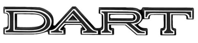AMD Fender Emblem, Dart, LH or RH, 69-70 Dart K-2901894