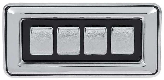 AMD Power Window Switch, 4 Convex Buttons, 77-78 B-Body K-3747288