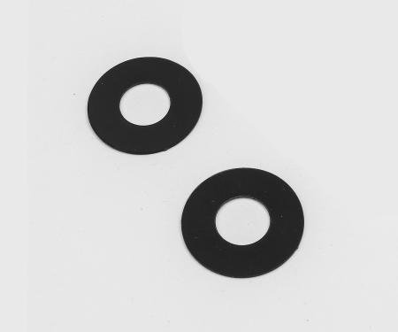 Detroit Muscle Technologies Mopar B Body 66-67 Charger Window Crank Handle FLAT Anti-Abrasion Escutcheon Spacers 2Pcs BCH6667CS01