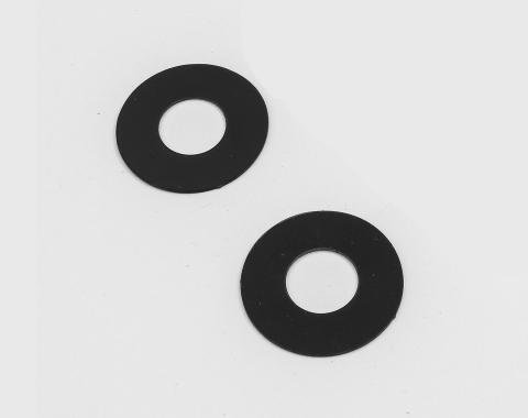 Detroit Muscle Technologies Mopar B Body 66-67 Charger Window Crank Handle FLAT Anti-Abrasion Escutcheon Spacers 2Pcs BCH6667CS01
