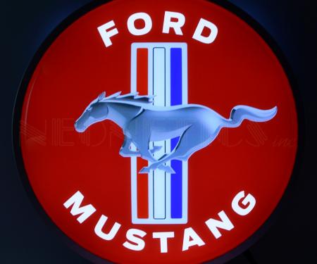 Neonetics Backlit and Specialty Led Signs, Ford Mustang 15 Inch Backlit Led Lighted Sign