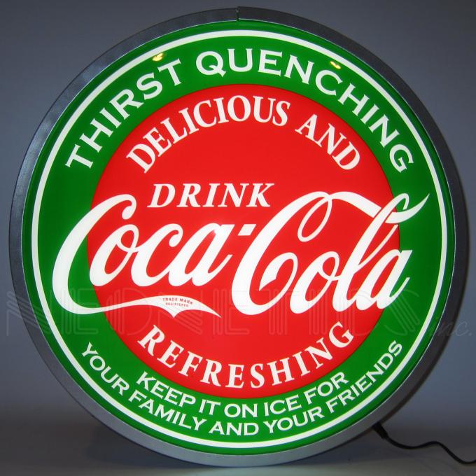 Neonetics Backlit and Specialty Led Signs, Coca-Cola Evergreen 15 Inch Backlit Led Lighted Sign