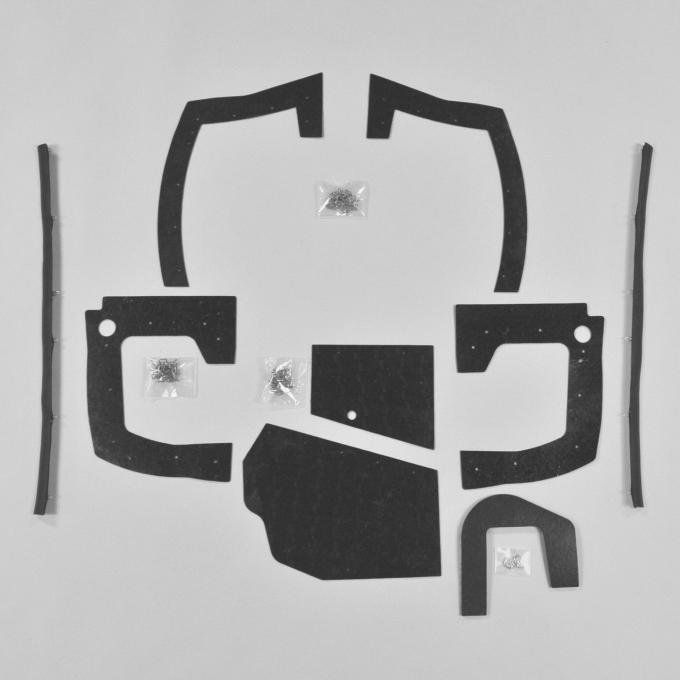 Detroit Muscle Technologies Mopar B Body 68 69 Charger MEGA Splash Shield Set -Auto BCH6869SS90