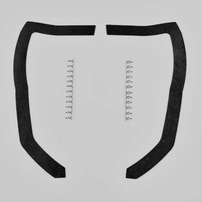 Detroit Muscle Technologies Mopar B Body 70 Charger Headlight Splash Shields BCH7070SS10