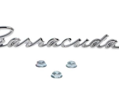 AMD Fender Emblem, "Barracuda", LH or RH, 68 Barracuda K-2898938
