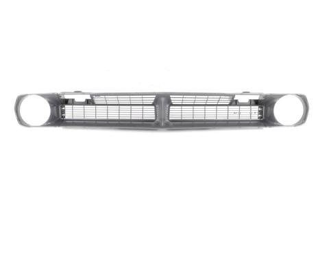 AMD Grille Set, Grille Headlamp Bezels and Trim, 70 Plymouth Barracuda K-ME1554