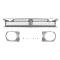 AMD Grille Set, Grille Headlamp Bezels and Trim, 70 Plymouth Barracuda K-ME1554