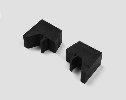 Detroit Muscle Technologies Mopar B Body 71-74 Door Window Glass Down Stop Bumper Pair CHR3499785