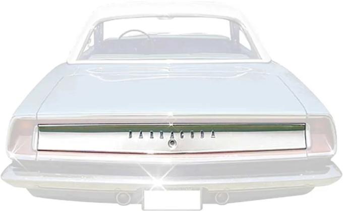 AMD Trunk Trim Finish Panel, "BARRACUDA" Letters, 69 Barracuda K-MN2174