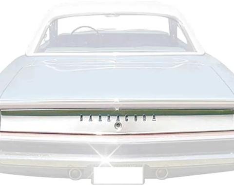 AMD Trunk Trim Finish Panel, "BARRACUDA" Letters, 69 Barracuda K-MN2174