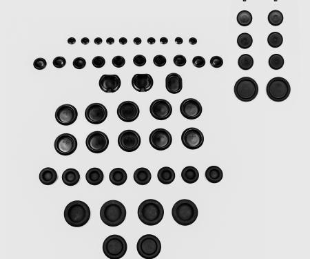 Detroit Muscle Technologies Mopar B Body 69 Charger Coronet Roadrunner 57pc Body Plug Set BXX6969BP01-BPK12-DOOR