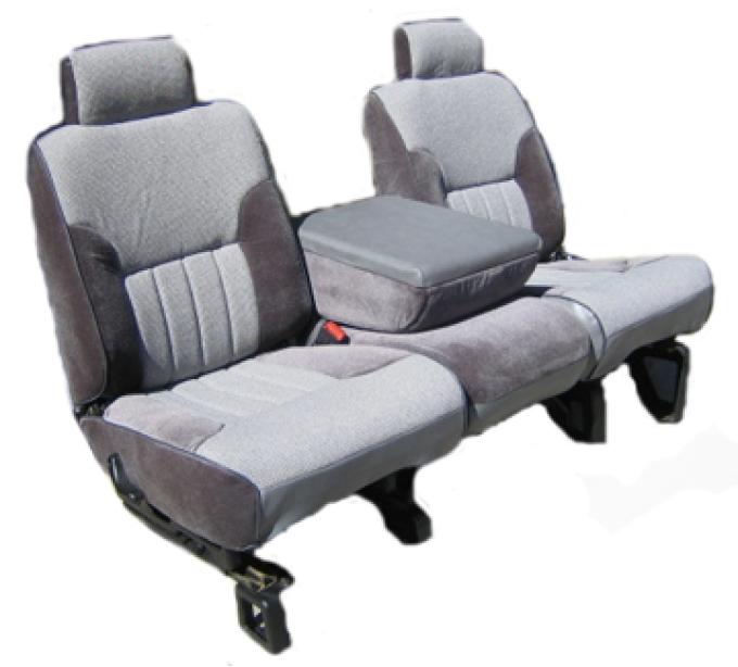 Acme Auto Front Bench with Center Arm Rest and Rear Bench Seat Upholstery U804