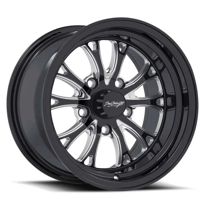 Boyd Coddington 15x9 Bristol Black / Milled Spokes 5x4.5 BS 5.25 BP BC3-5965525BM