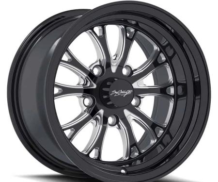 Boyd Coddington 15x8 Bristol Black / Milled Spokes 5x4.5 BS 4.5 BP BC3-586545BM