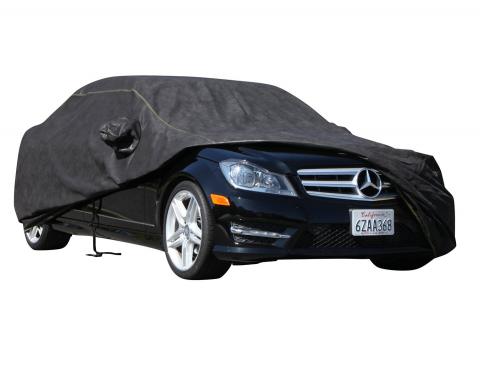DODGE CHALLENGER Waterproof Platinum Series Car Cover, Black with Mirror Pockets, 2008-2016
