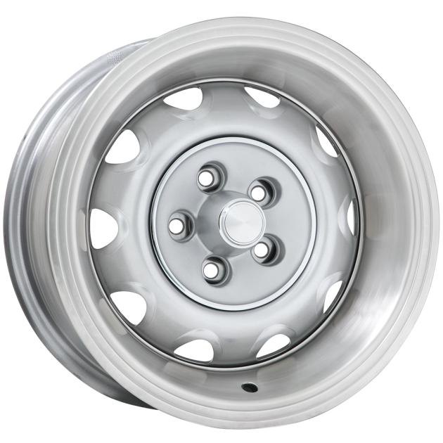 Wheel Vintiques 15x8 Chrysler Rallye Silver 5x4.5
