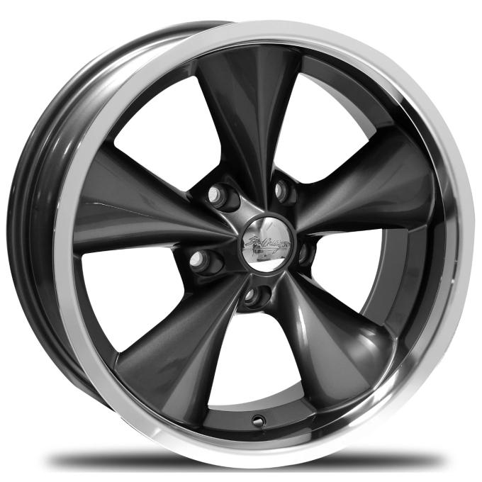 Boyd Coddington 15x8 Junkyard Dog Gunmetal / Machined Lip 5x4.75 BS 4.5 BP BC1-586145G